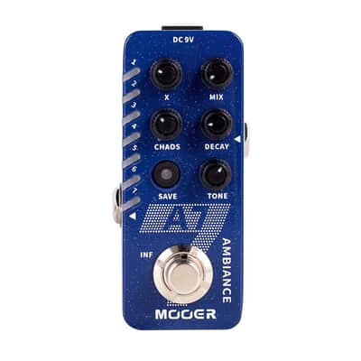 MOOER A7 Reverb Guitar Pedal Ambiance Versatile with 7 Diffrevent Rever Effects And Save Setting Function (Price includes the import duty for US buyer) image 1