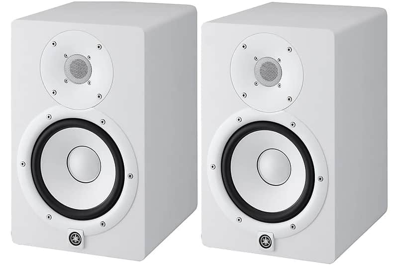 Yamaha HS7W 6.5" Powered Studio Monitor (Pair) 2019 White HS-7W HS7 In White New In Box! image 1