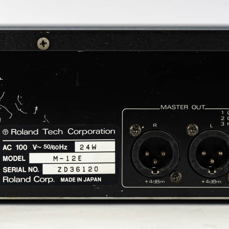 Roland M-12E M12E M 12 E - 12-Channel Line Mixer Rackmount | Reverb
