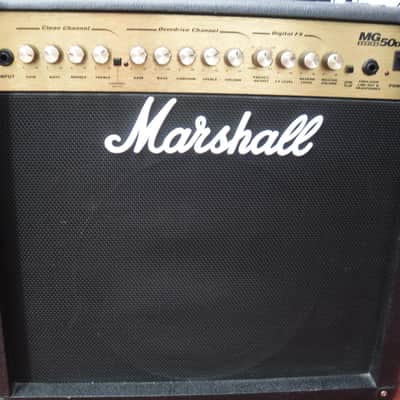 Marshall MG50 DFX with foot switch electric guitar amplifier image 1