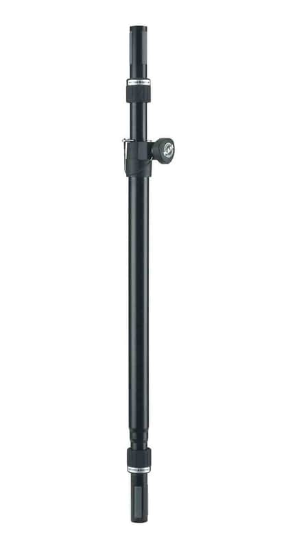 Immagine K&M 21366 Speaker Pole with Ring Lock - Black - 1