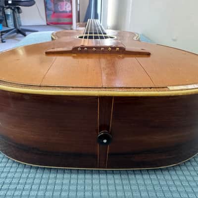 Vintage 1900s Lyon & Healy Parlor Guitar Finest Woods & Craftsmanship Moon Sun & Stars Inlay Ladder Braced Ditson Supertone Regal Lakeside image 14
