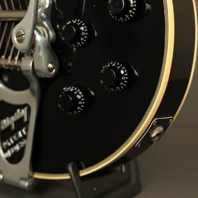1957 Gibson Les Paul Custom Black w/original Bigsby + "Fretless Wonder" HANG TAG image 8