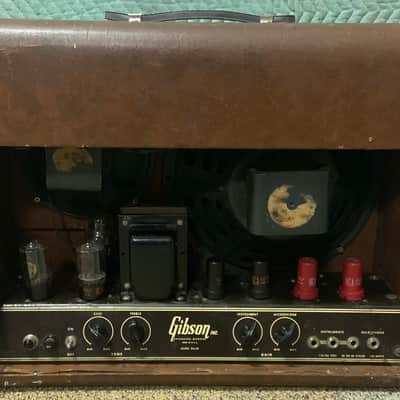 Completely Restored 1949 Gibson GA-50 Vintage Tube Amp Combo Jensen Alnico Speakers image 2