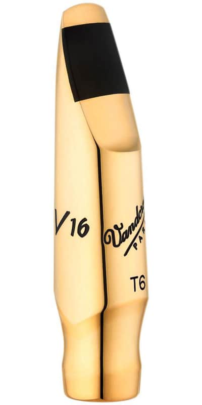 Vandoren SM822GM V16 Series T6 Metal Tenor Mouthpiece - Medium Chamber image 1