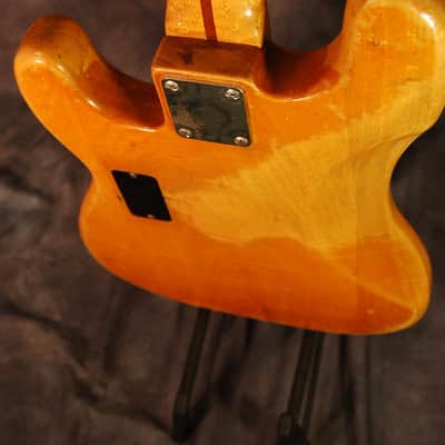 Schecter Jazz Bass 1970's Natural Ash Emg Dimarzio BadAss Bridge Hardshell Case image 8