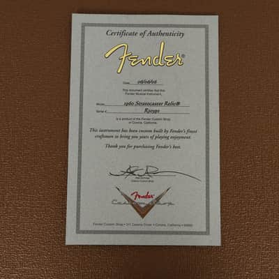 Fender Custom Shop 1960 Reissue Stratocaster Relic 2006 image 15