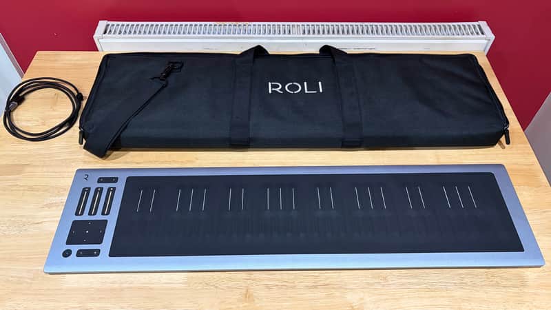 ROLI Seaboard RISE 2 (Platinum Blue) 49-Key + Equator2 + Soft Case image 1