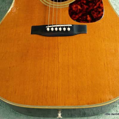 Suzuki  Three S W130 Dreadnought Acoustic Guitar Japan Vintage 1975 Natural image 22