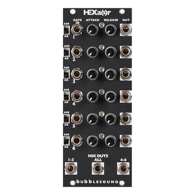 Bubblesound HEXar Eurorack 6 x Envelope Module (Black) image 3