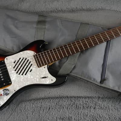 MarineRider Mosrite Ventures Model with Built In Amp 1990’s - Sunburst image 23