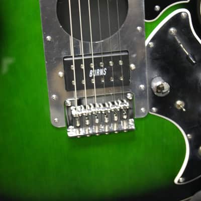 Burns Steer electro acoustic guitar & case (Billy Bragg) imagen 9