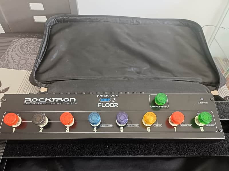 Rocktron PatchMate Loop 8 Floor Audio Switcher Pedal 2010s - Black image 1