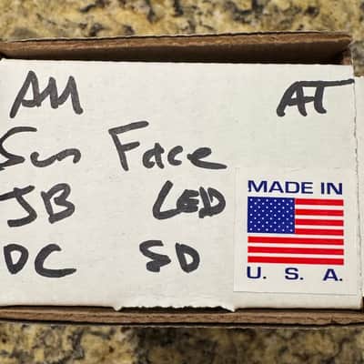 Analogman Sun Face JB LG Low Gain Germanium Fuzz with Sun Dial Knob 2023 - Present - Gold image 2