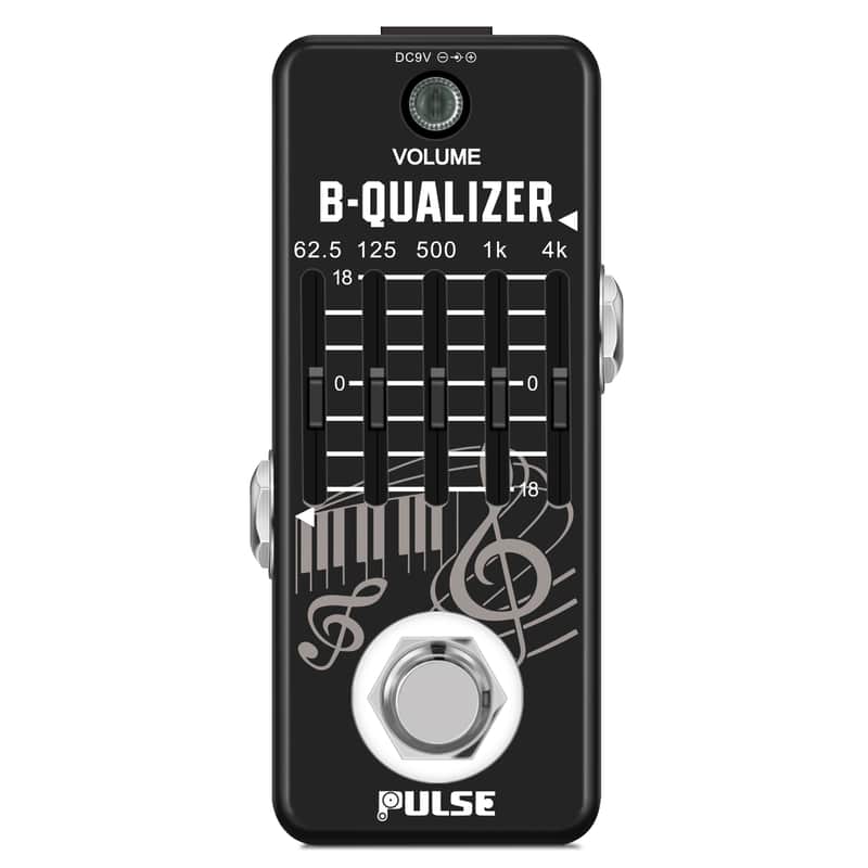 Pulse Technology B-Qualizer PT-17B Mini Bass Guitar 5-Band Graphic Equalizer EQ image 1