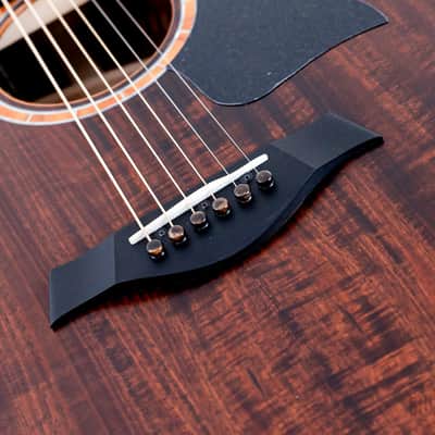 2022 Taylor Custom Grand Concert 12-Fret Flamed Tasmanian Blackwood w/ Florentine Cutaway image 9