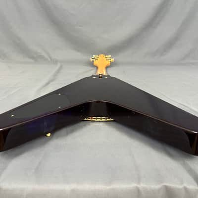 Galveston Electric Guitar Purple Transparent Lucite Acrylic with Case image 12