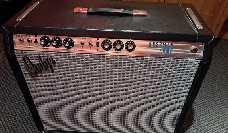 Silverface Fender Bassman - Plexi Mod + Combo Cab - A BEAST! image 1