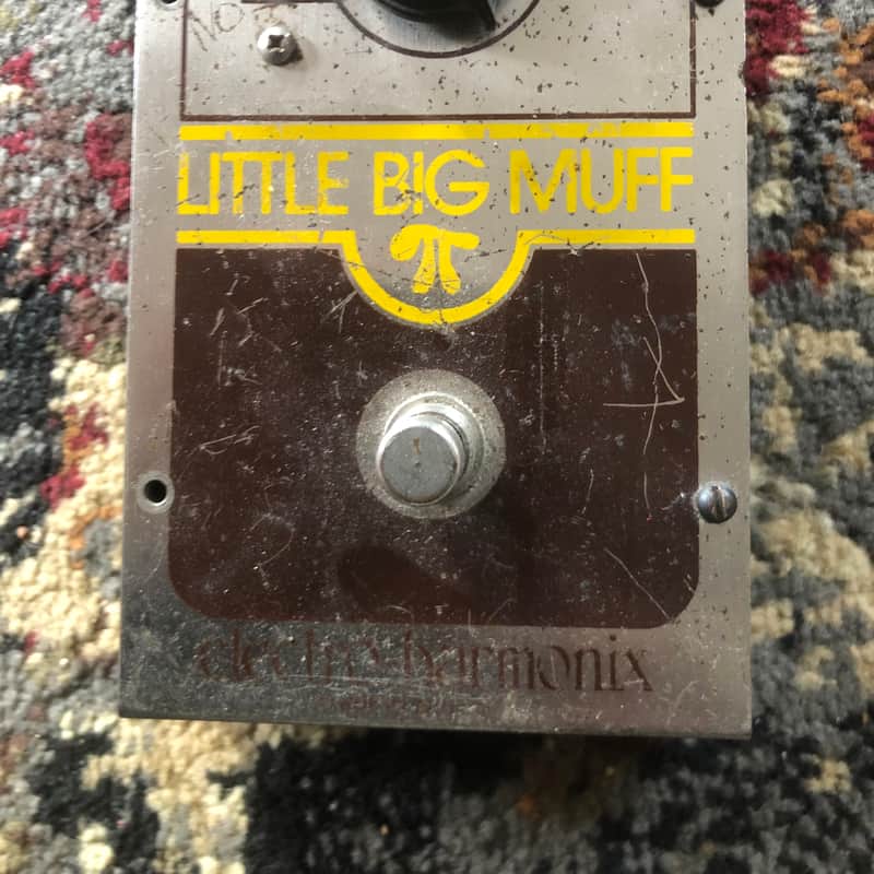 1970s Electro-Harmonix Little Big Muff Silver/Brown/Yellow