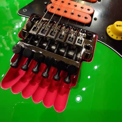 Ibanez JEM777-LG Steve Vai 30th Anniversary Limited Edition with Pink Pickups 2017 - Loch Ness Green image 7