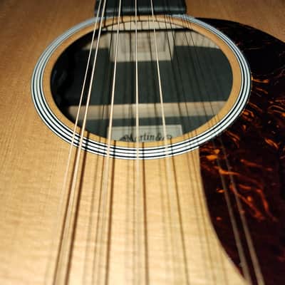Martin DX12AE Natural 12 String Acoustic Electric Guitar image 14