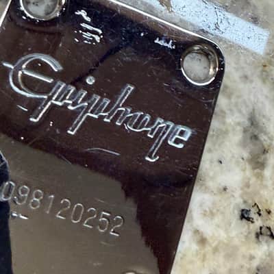 Epiphone Neck Plate - Chrome image 2
