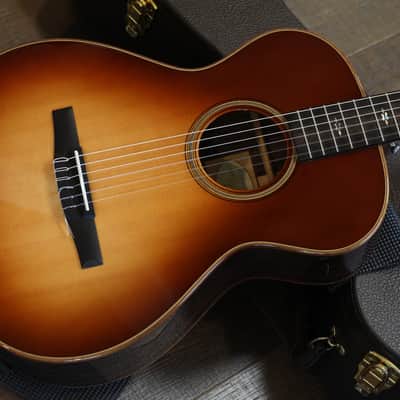 Unplayed! 2019 Taylor 712e-N 12 Fret Nylon Acoustic Guitar Sunburst + OHSC image 2