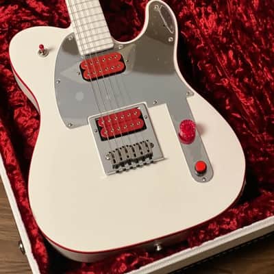 Fender John 5 Ghost Telecaster with Maple FB in Arctic White image 8