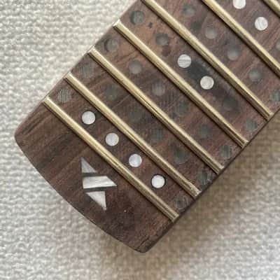 Maple Wood Guitar Neck, 24 Frets Rosewood Fingerboard image 12