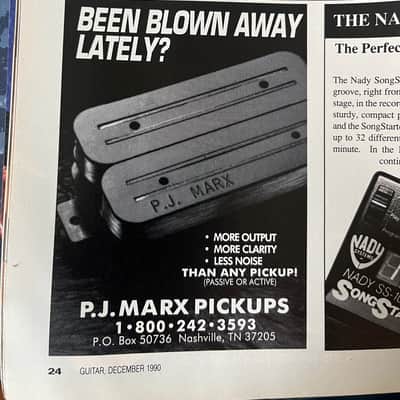 P.J. Marx Stiletto Dual Rail Bridge and Neck Pickup image 4
