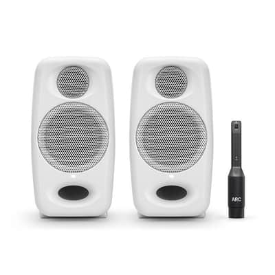 IK Multimedia iLoud Micro Monitor Pro White Pair (White) (iLoud) (Monitor Speakers with Built-in ARC Room Correction) image 2