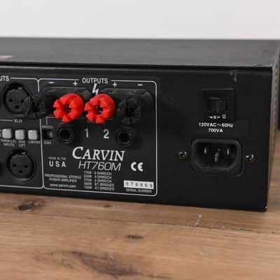 Carvin HT760M 2-Channel 750W Power Amplifier with EQ CG01FN3 image 7