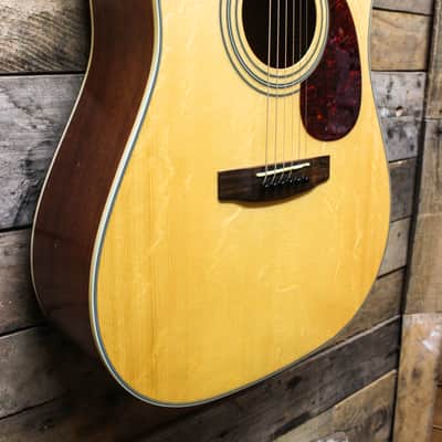 Cort Earth-70E NS Acoustic Electric Spruce Flame Top Guitar w/ gig bag image 3