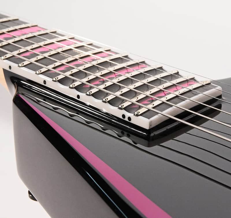 ESP Edwards E-AL-166 Pink Sawtooth Alexi Laiho Signature | Reverb