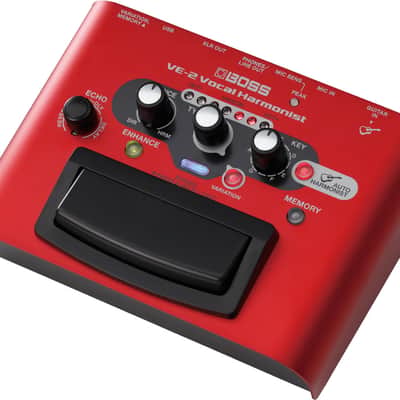 Boss VE-2 Vocal Harmonist Multi-Effect Unit - Red image 3