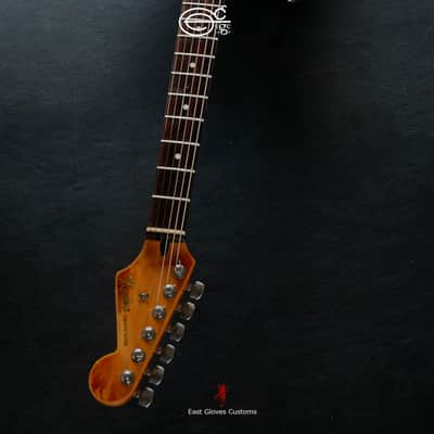 Fender Stratocaster Pelham Blue / Silver Gray Heavy Aged Relic by East Gloves Customs image 14