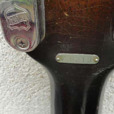 Extremely Rare Vintage Minty 1948 Gibson National Aristocrat 1110  Arch Top Jazz Guitar Video image 6