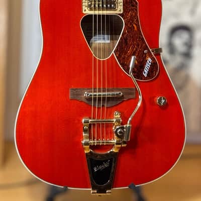 Lovely Gretsch G5034TFT Rancher Electro Acoustic in Savannah Sunset w/Gretsch Hard Case image 4