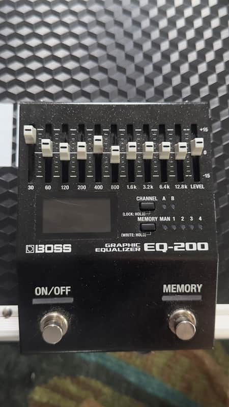 Boss EQ-200 Equalizer 2019 - Present - Black image 1