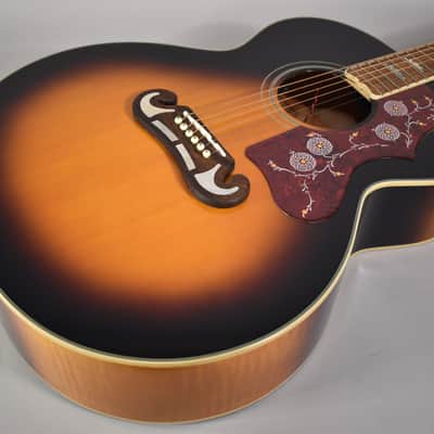 2025 Epiphone J-200 Acoustic-Electric Guitar | Aged Vintage Sunburst Gloss Finish image 7