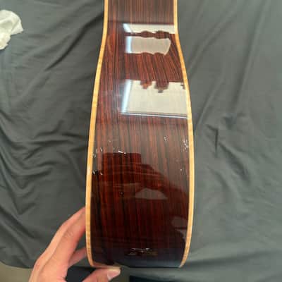 James Goodall Handcrafted in Fort Bragg, Cocobolo/Spruce body, Original Diamond Goodall Headstock image 5