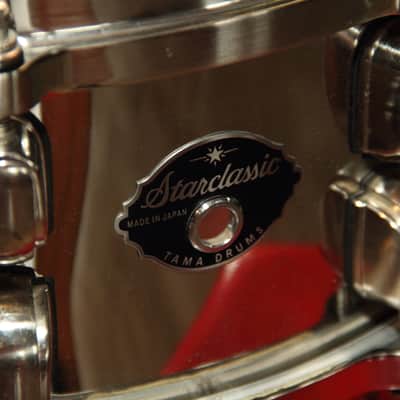 Tama Starclassic - COB Chrome Over Brass snare drum 14"x5.5 image 11