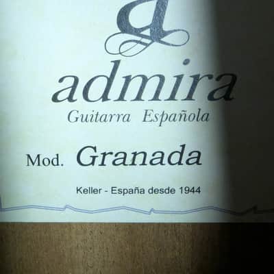 Admira Granada Solid Cedar Top Classical Guitar - Made in Spain image 7