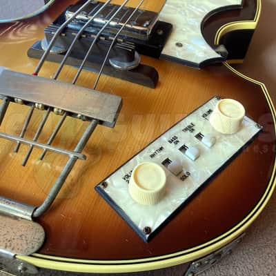 GRECO VB-450 1976 - w/HSC - VINTAGE JAPAN VIOLIN BASS image 22