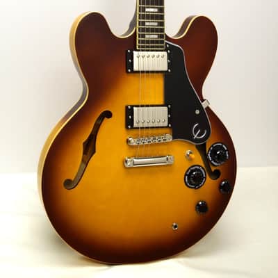 Epiphone ES-335 Pro Ltd Ed Semi-Hollowbody Electric Guitar - Iced Tea Burst image 2
