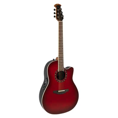Ovation Pro Series Std Balladeer 2771AX-CCB A/E - Cherry Cherry Burst - Open Box image 2