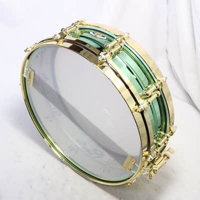 LUDWIG LW0414CP Carl Permer "VENUS" 14x3.7 Radick Brass Snare Drum (06/02) image 8