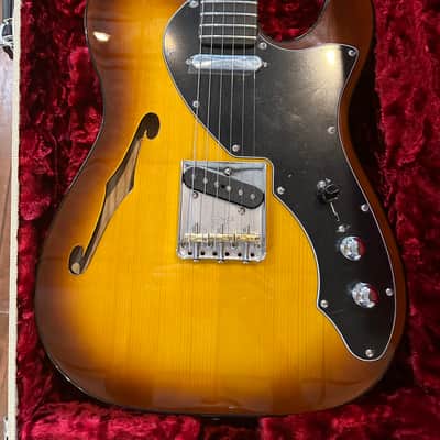 Fender Suona Telecaster Thinline Violin Burst #US23055294 / 6lbs. 15.3oz. image 2