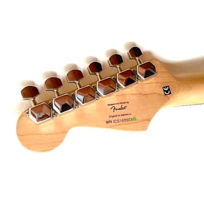 2014 Squier Stratocaster neck - rosewood board - with tuners image 2
