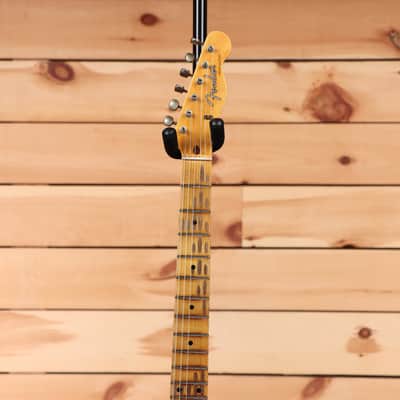 Fender Custom Shop Limited 1958 Telecaster Heavy Relic - Aged Lake Placid Blue-CZ570453 image 5